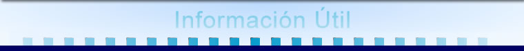 Informaci&oacute;n &Uacute;til